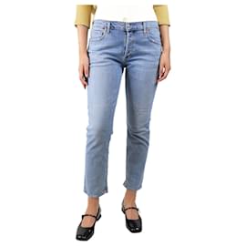 Citizens of Humanity-Blue slim boyfriend jeans - size UK 10-Blue