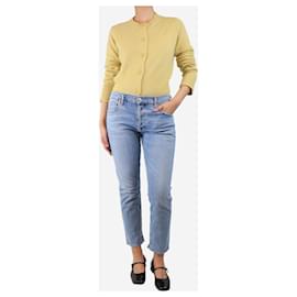Citizens of Humanity-Blue slim boyfriend jeans - size UK 10-Blue