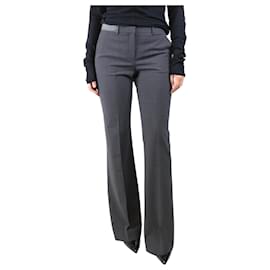 Theory-Dark grey straight-leg trousers - size UK 10-Other