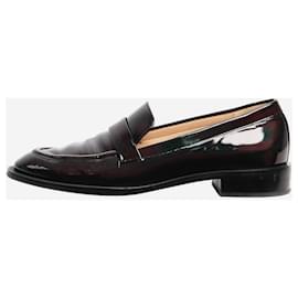 Stuart Weitzman-Black patent loafers - size EU 41.5-Black