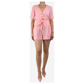Jonathan Simkhai Pink belted playsuit - size S Pink