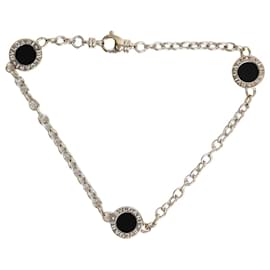 Bulgari-Silver Elements Onyx braclet in 18k white gold-Other