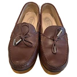 Tod's-Boat shoes-Brown