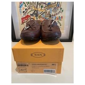 Tod's-Boat shoes-Brown