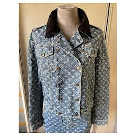 Louis Vuitton-Skirt suit-Blue