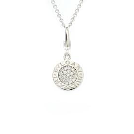 Bulgari-Bvlgari Bvlgari White Gold Diamond Pendant Necklace-Other