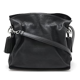 Loewe-Loewe Flamenco Anagram Shoulder Bag-Black