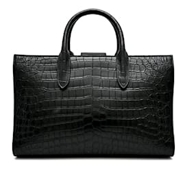 Yves Saint Laurent-Yves Saint Laurent Cabalive Gauche Handbag-Black