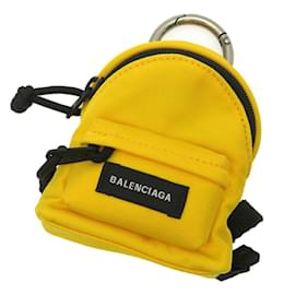 Balenciaga-Balenciaga Yellow Backpack-style Keychain-Yellow