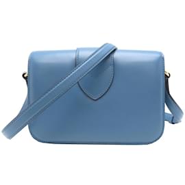 Louis Vuitton-Louis Vuitton Calfskin Pont Neuf Ladies Shoulder Bag-Blue