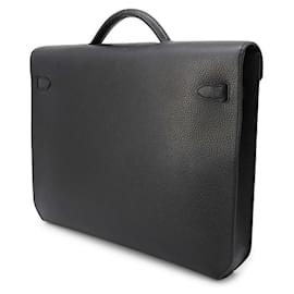 Hermès-Hermes Kelly Depeche 36 Handbag-Black