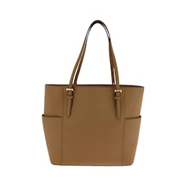 Michael Kors-Michael Kors Camel Tote Bag with Gold Hardware-Camel