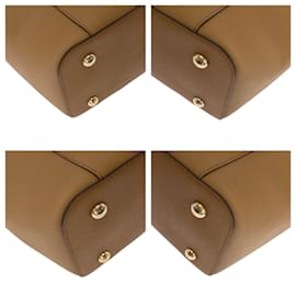 Michael Kors-Michael Kors Camel Tote Bag with Gold Hardware-Camel