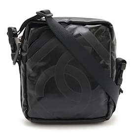 Chanel-Chanel Sport Line Black Pochette Shoulder Bag-Black