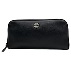 Chanel-Chanel Coco Button Pouch-Black