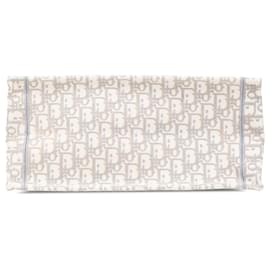 Dior-Dior Gray Medium Oblique Canvas Book Tote-Brown,Grey