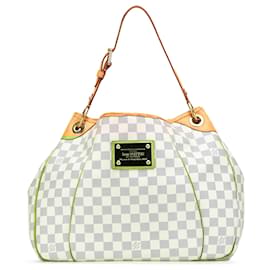 Louis Vuitton-Louis Vuitton White Damier Azur Galliera PM-White