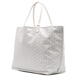 Goyard-Goyard White Goyardine Reversible Anjou GM-White