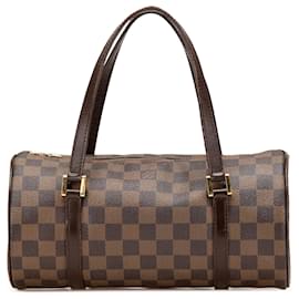 Louis Vuitton-Louis Vuitton Brown Damier Ebene Papillon 26-Brown