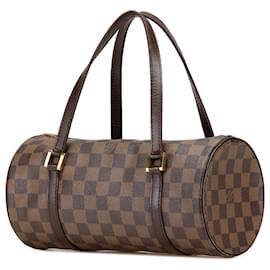 Louis Vuitton-Louis Vuitton Brown Damier Ebene Papillon 26-Brown