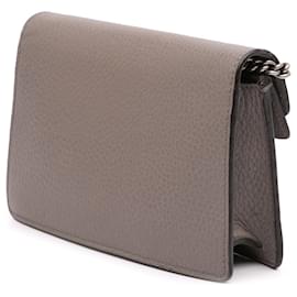 Gucci-Gucci Brown Super Mini Leather Dionysus Crossbody-Brown,Taupe