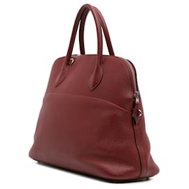 Hermès-Hermès Red Togo Bolide 35-Red,Dark red