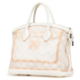 Louis Vuitton-Louis Vuitton White Limited Edition Monogram Transparence Lockit-White