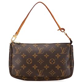Louis Vuitton-Louis Vuitton Brown Monogram Pochette Accessoires-Brown