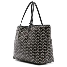 Goyard-Goyard Black Goyardine Saint Louis PM-Black