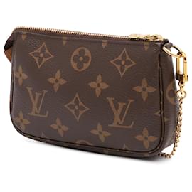 Louis Vuitton-Louis Vuitton Brown Monogram Mini Pochette Accessoires-Brown