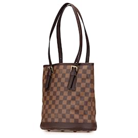 Louis Vuitton-Louis Vuitton Brown Damier Ebene Marais-Brown