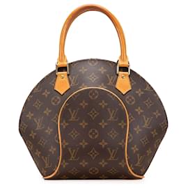 Louis Vuitton-Louis Vuitton Brown Monogram Ellipse PM-Brown