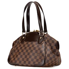 Louis Vuitton-Louis Vuitton Brown Damier Ebene Verona PM-Brown