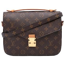 Louis Vuitton-Louis Vuitton Brown Monogram Pochette Metis-Brown