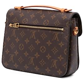 Louis Vuitton-Louis Vuitton Brown Monogram Pochette Metis-Brown