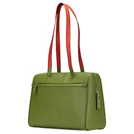 Chanel-Chanel Orange Grained Calfskin Tote-Orange