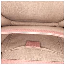Gucci-Gucci Pink Small Dollar Calfskin Interlocking G Crossbody-Pink