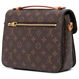 Louis Vuitton-Louis Vuitton Brown Monogram Pochette Metis-Brown
