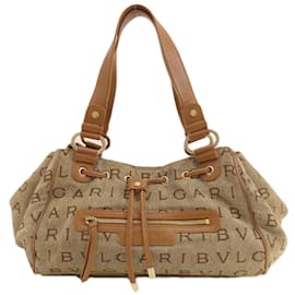 Bulgari-Bvlgari Mania Tote Bag-Brown