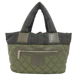 Chanel-Chanel Coco Cocoon Tote Handbag-Khaki