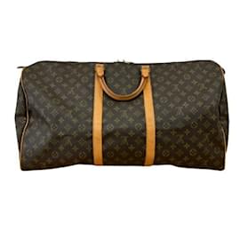 Louis Vuitton-Louis Vuitton Monogram Keepall 60 Travel Bag-Monogram