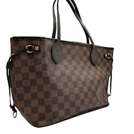 Louis Vuitton-Louis Vuitton Neverfull PM Damier Tote Bag-Brown,Damier ebene