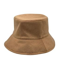 Miu Miu-Miu Miu Brown Patch Wool Bucket Hat-Brown