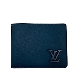 Louis Vuitton-Louis Vuitton Aerogram M82809 Bi-Fold Wallet-Blue