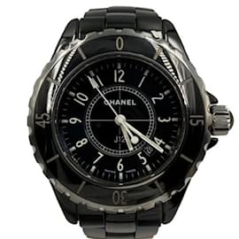 Chanel-Chanel J12 Black Ceramic Quartz Watch for Women-Other