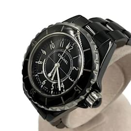Chanel-Chanel J12 Black Ceramic Quartz Watch for Women-Other