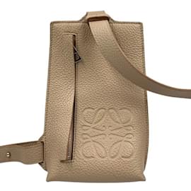 Loewe-Loewe Vertical Body Bag in Beige-Beige