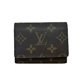 Louis Vuitton-Louis Vuitton Monogram Envelope Card Case-Brown,Monogram