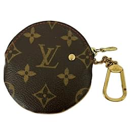 Louis Vuitton-Louis Vuitton Monogram Cherry Coin Purse-Brown,Monogram