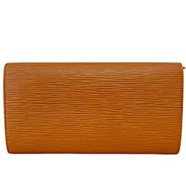 Louis Vuitton-Louis Vuitton Epi Porte Tresor International Long Wallet-Brown